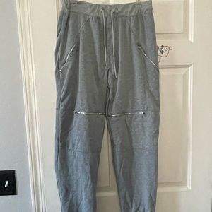 Men Urban Republic XL Joggers with 4 functional zippers on the front